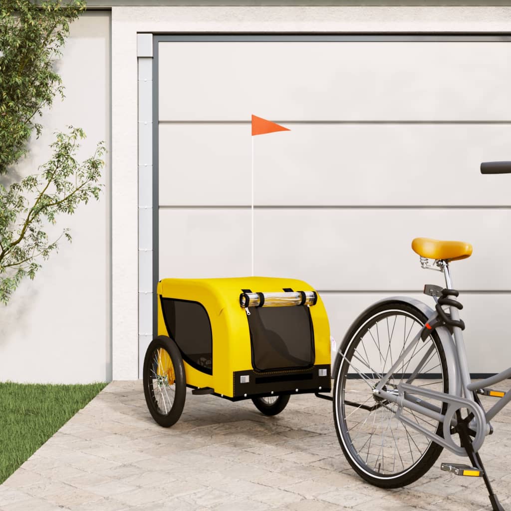 Fietstrailer voor honden, Oxford stof en metaal