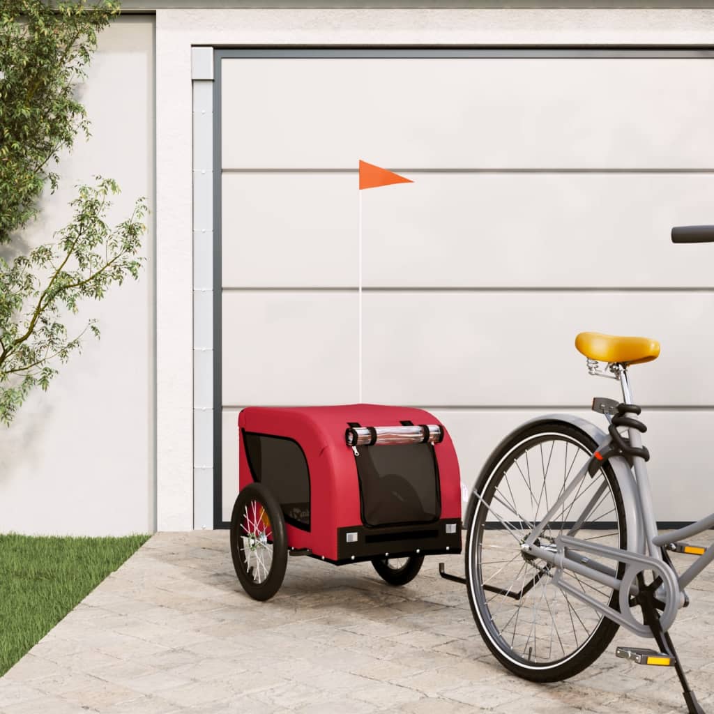 Fietstrailer voor honden, Oxford stof en metaal