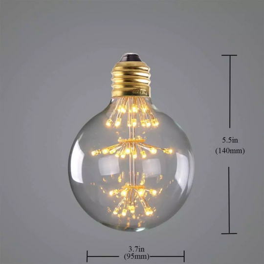 LED LAMP VINTAGE BOLVORMIG GROOT – DIMBAAR – E27-3W