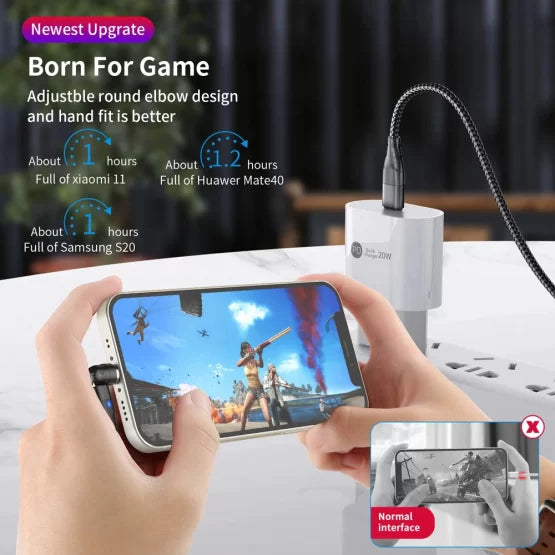 3 IN 1 – MAGNETISCHE KABEL USB-C NAAR IPHONE/USB-C/MICRO USB – 2 METER