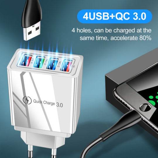 USB OPLADER – 3.0 A SMART FAST CHARGE