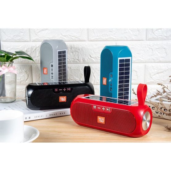 SOLAR BLUETOOTH SPEAKER – 10 WATT BOX – ZWART