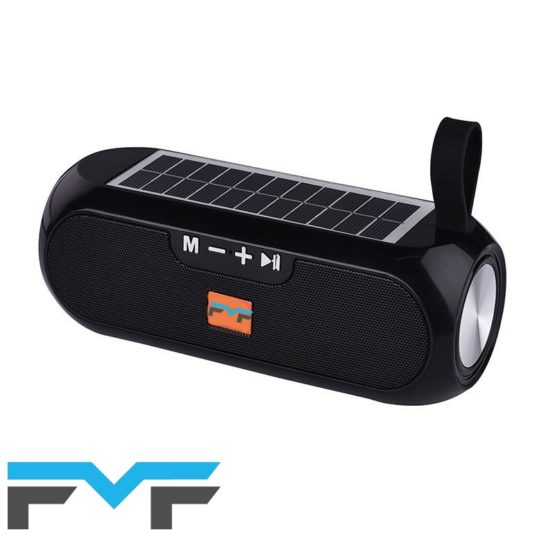 SOLAR BLUETOOTH SPEAKER – 10 WATT BOX – ZWART