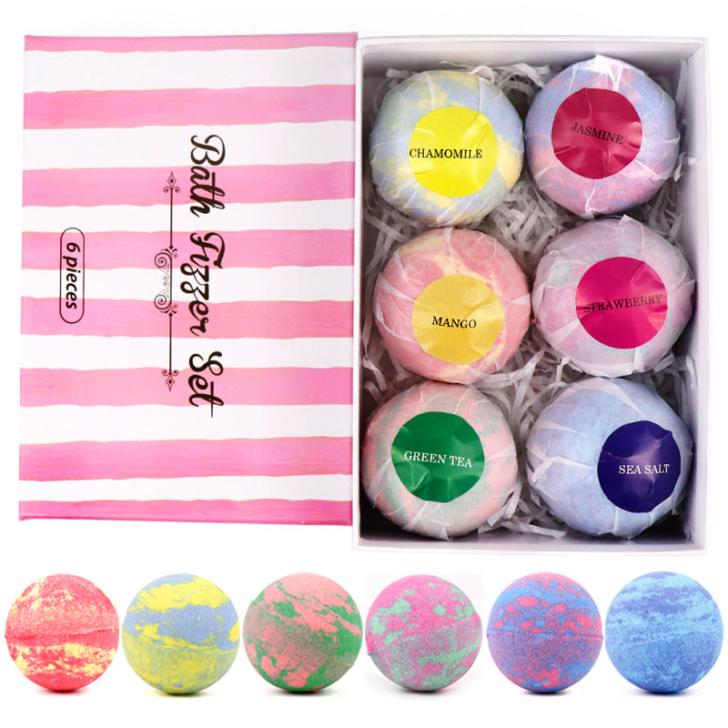 6 stuks Organische Bath Bombs