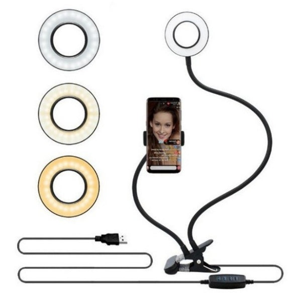 LED Selfie Ring voor telefoon en licht