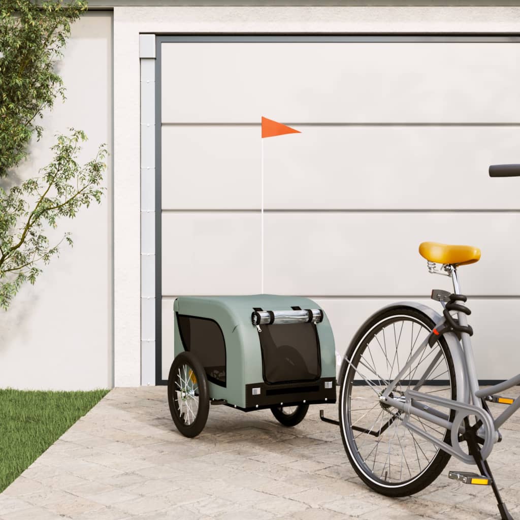 Fietstrailer voor honden, Oxford stof en metaal
