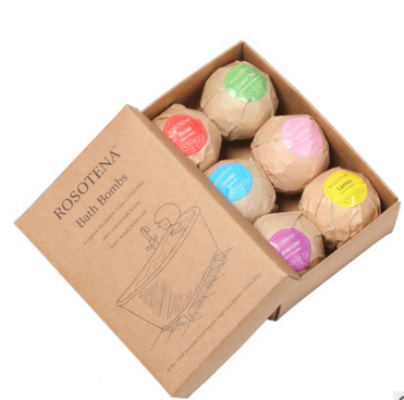 6 stuks Organische Bath Bombs