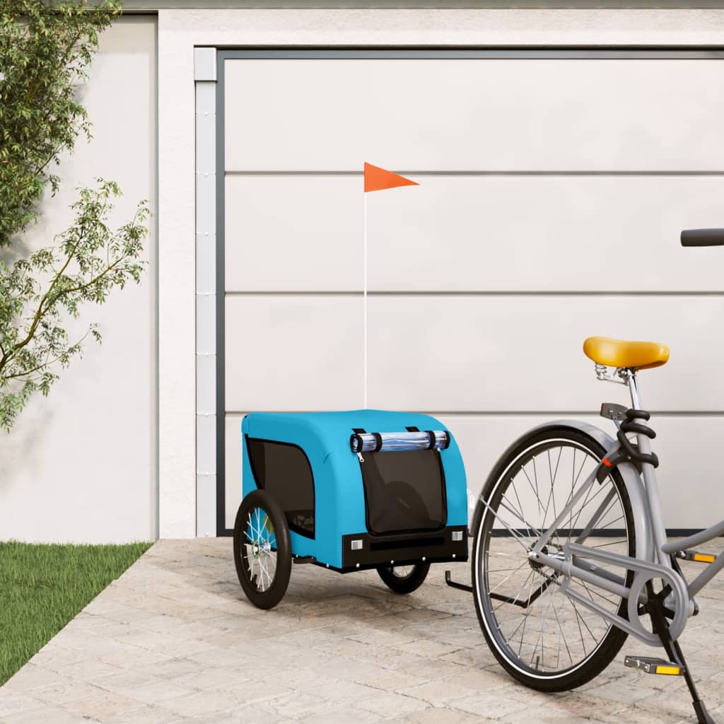 Fietstrailer voor honden, Oxford stof en metaal