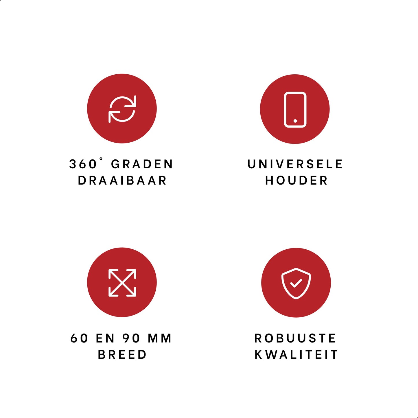 DistinQ Telefoonhouder voor fiets en motor 360°