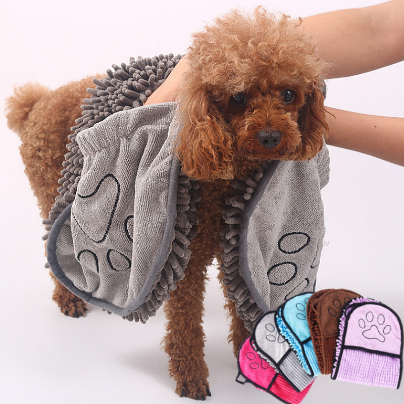 Honden en katten handdoek met microvezel absorptie