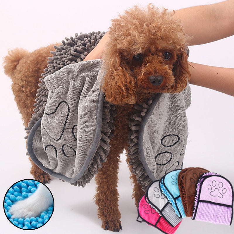 Honden en katten handdoek met microvezel absorptie