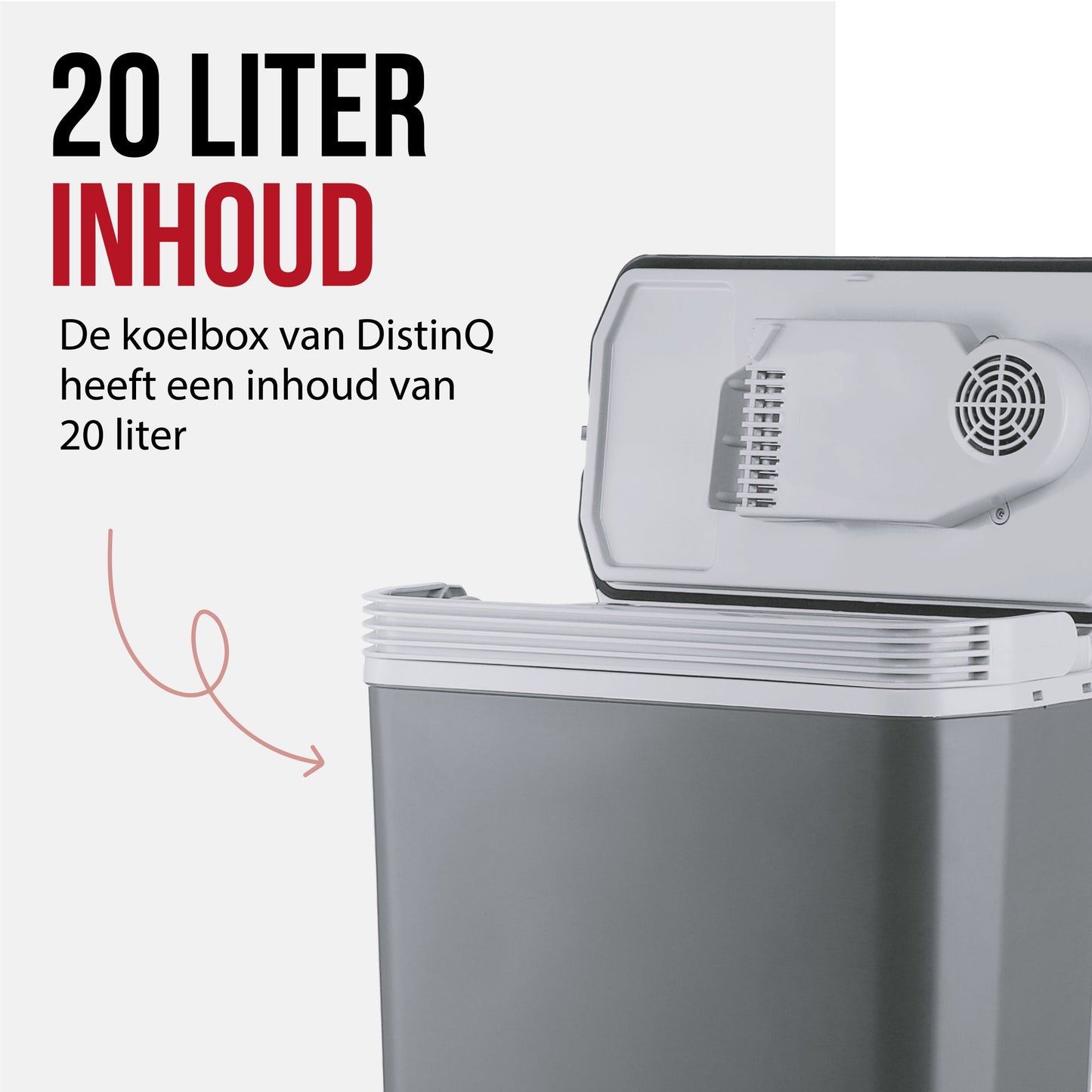 DistinQ Electrische Cool Box 20L