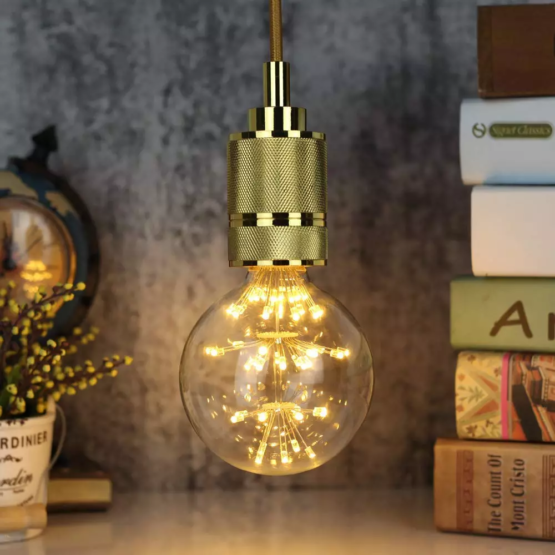 LED LAMP VINTAGE BOLVORMIG GROOT – DIMBAAR – E27-3W