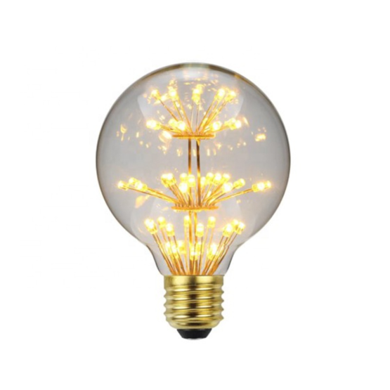 LED LAMP VINTAGE BOLVORMIG KLEIN – DIMBAAR – E27-3W