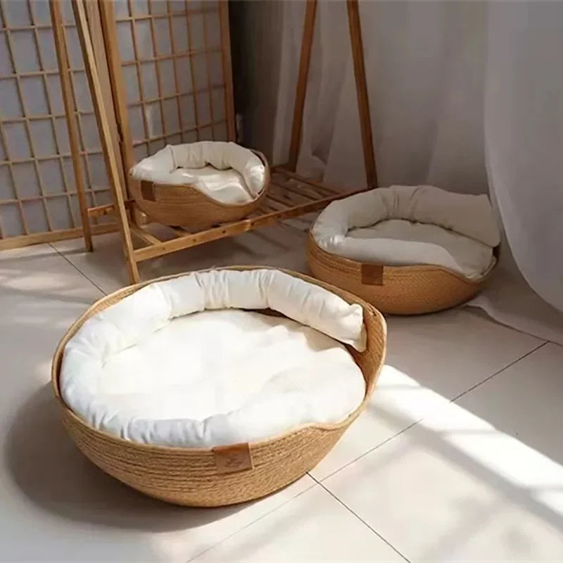 Kattenkussen rotan