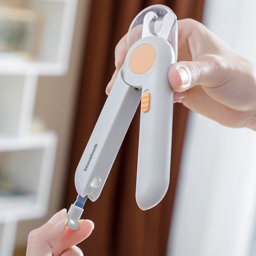 Nagelknippers voor huisdieren met LED-clip