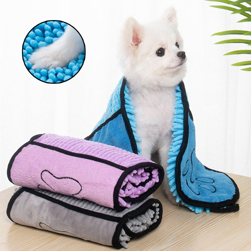 Honden en katten handdoek met microvezel absorptie