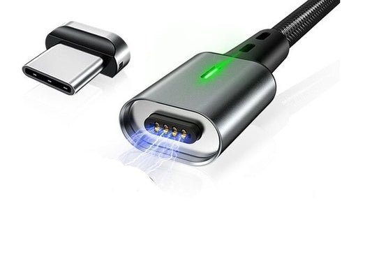 QC3 – USB-C  – MAGNETISCHE OPLAADKABEL – DATA EN CARPLAY KABEL