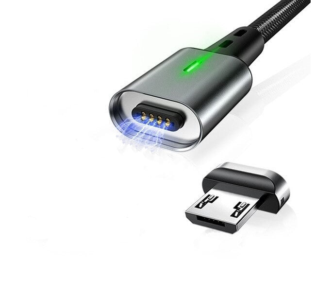 QC3 – MICRO USB – MAGNETISCHE OPLAADKABEL – DATA EN CARPLAY KABEL