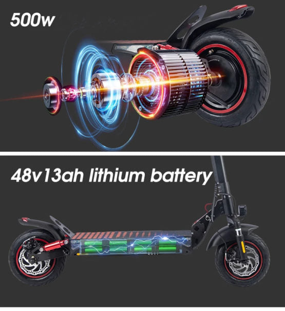 ELEKTRISCHE STEP MODEL: KICKSCOOTER IPX4 500W